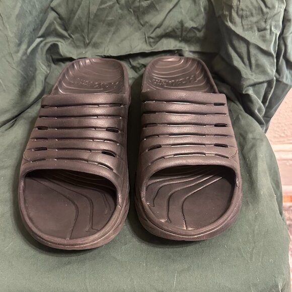 Men's Hoka Ora Recovery Slide Sandal Black Size 13 - Picture 2 of 7